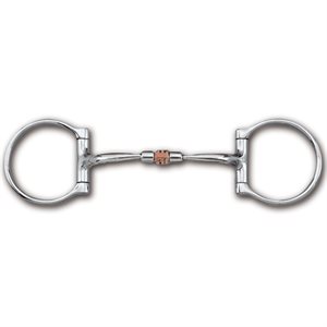 Myler level 1 Western Dee with Sweet Iron Comfort Snaffle with Copper Roller