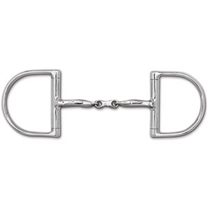 Myler level 1 Dee without Hooks with Stainless Steel French Link Snaffle 