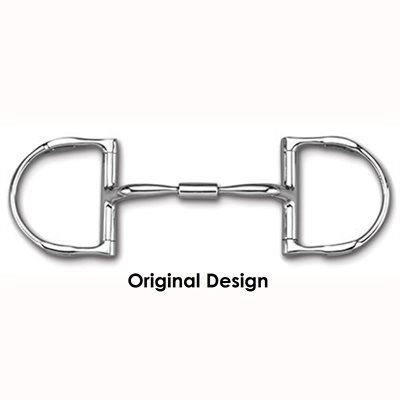 Myler level 1 Dee bit with Hooks with Stainless Steel Comfort Snaffle Wide Barrel