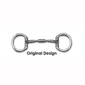 Myler level 1 Eggbutt with Hooks with Stainless Steel Comfort Snaffle Wide Barrel