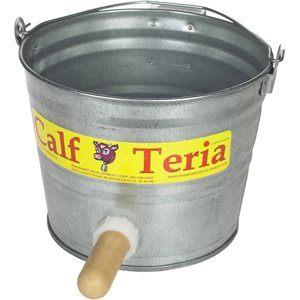 Calf-Teria Galvanized Calf Bucket