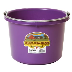 Little Giant 2 Gallons Plastic Bucket - Purple