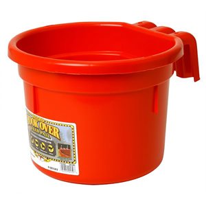 Little Giant 2 Gallons Hook Over Feed Pail - Red