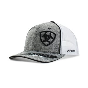 Ariat kid's cap - Heather black and white