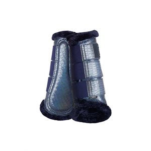 Horze Ice water Hologram horse boots - Blue Depth