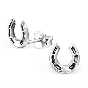 AWST Sterling Silver Earrings - Mini Horseshoe