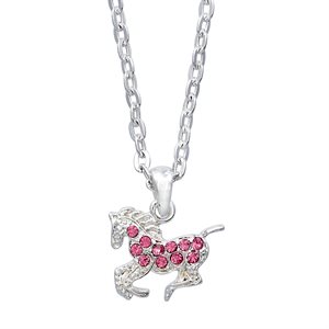 AWST Precious Pony Necklace - Pink
