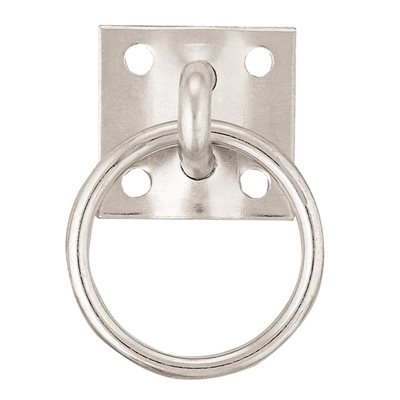 Tie Ring Plate Zinc Plated