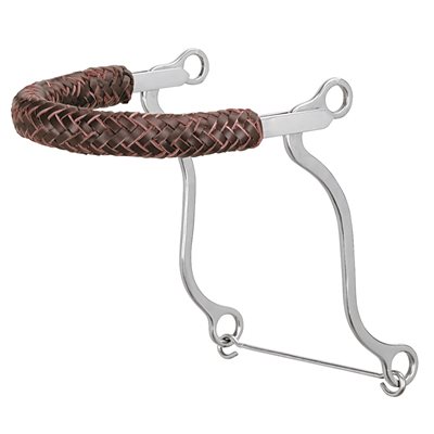 Hackamore with Braided Leather Noseband 