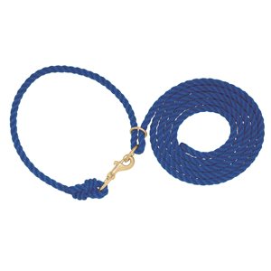 Weaver Livestock Adjustable Poly Neck Rope - Blue