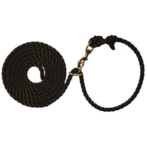Weaver Livestock Adjustable Poly Neck Rope - Black