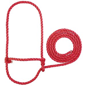 Weaver Cattle Rope Halter - Red