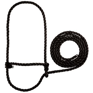 Weaver Cattle Rope Halter - Black