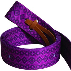 Mustang nylon fashion print tie strap - Raspberry Snake