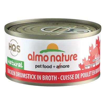 Almo Nature Natural Chicken Drumstick in Broth Wet Cat Food