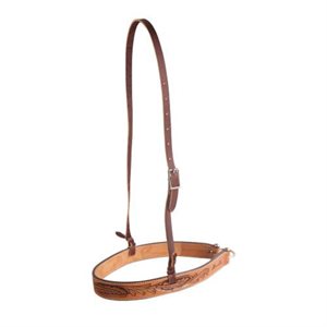 Professional's Choice noseband - Feather and leaf