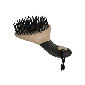 Mane and tail brush - Black and taupe