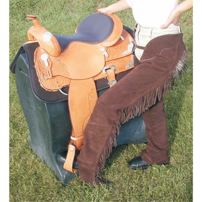 Western Equitation Chaps - Brown