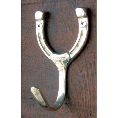 Brass Horseshoe Hook