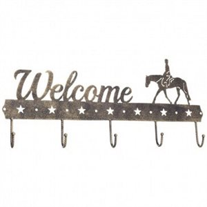 Tough 1 Welcome Sign with Hooks - English