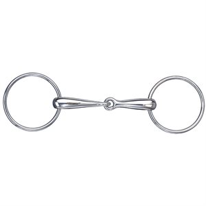 Metalab Stainless Steel Hollow Mouth Snaffle Bit
