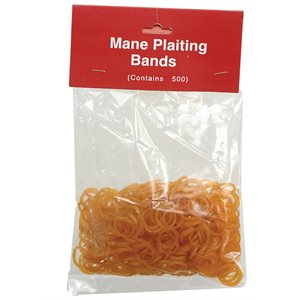 Mane Braiding Elastics - Chesnut