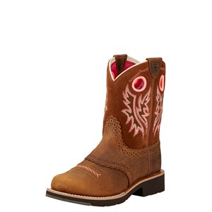 Ariat Kid's Fatbaby Cowgirl Western Boots