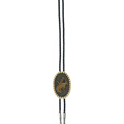 AndWest bolo tie - Buck'n Bronc