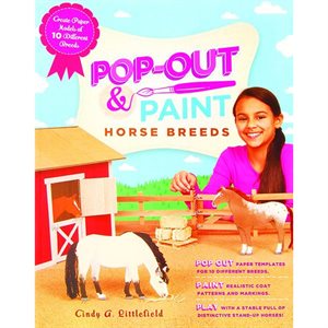 Livre d'activité Pop-Out & Paint horse breed