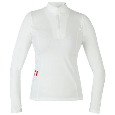 Horze Women's Show Off Long Sleeve Shirt - White