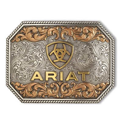 Boucle de ceinture Ariat - Trois couleurs avec logo
