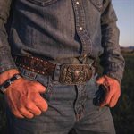 Montana Attitude belt buckle - Southwestern Soul 