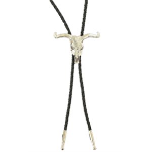 M & F bolo tie with longhorn - #22101