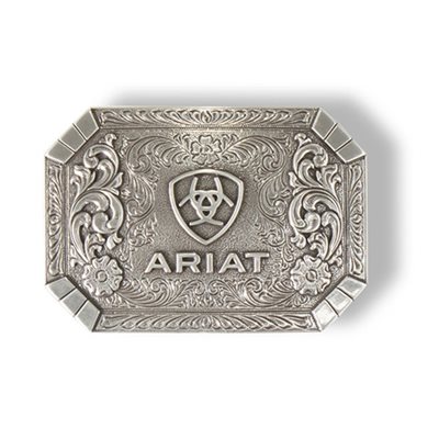 Ariat rectangular belt buckle - Logo
