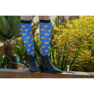 Dreamers & Schemers Riding Boot Socks - Taco Bout It