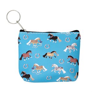 AWST Puff Pony coin purse - Turquoise