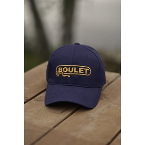  Boulet cap - Blue with gold logo