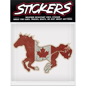 Vinyl Sticker - Canada Single Horse