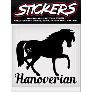 Vinyl Sticker - Hanoverian Horse
