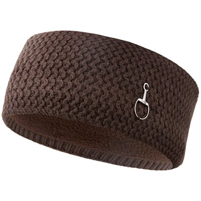 Horze Arya Knitted Headband - Chocolate Brown