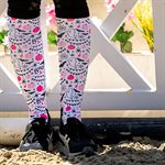 Dreamers & Schemers Riding Boot Socks - Boo