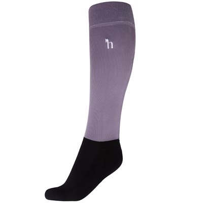 Horze Ladies Winter Knee Socks - Grey Ridge Purple