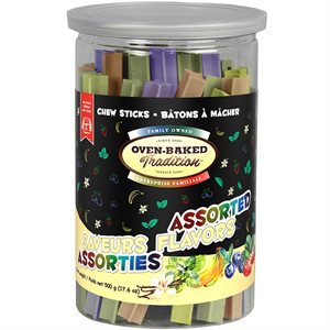Oven-Baked Tradition Dog Chew Sticks - Assorted Flavors