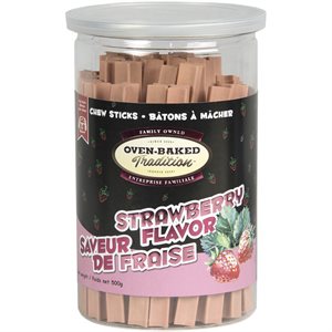 Oven-Baked Tradition Dog Chew Sticks - Strawberry
