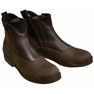 Paragon Ladies Platinum Forres Leather Side Zip Winter Paddock Boot - Brown