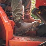 Blundstone Unisex #180 CSA Steel Toe Work Boot - Waxy Rustic Brown
