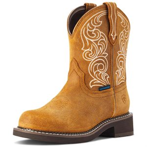 Botte Western Ariat Fatbaby Heritage Imperméable pour Femme - Ginger Spice