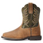Ariat Child's Firecatcher Western Boots - Distressed Brown & Alfalfa