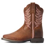 Ariat Child's Firecatcher Western Boots - Rowdy Brown