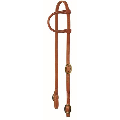 Western Rawhide Signature One Ear Headstall with Buckles